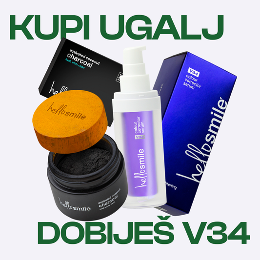 Kupi Aktivni Ugalj, Dobiješ V34 Serum! - Aktivni Ugalj + V34 Serum